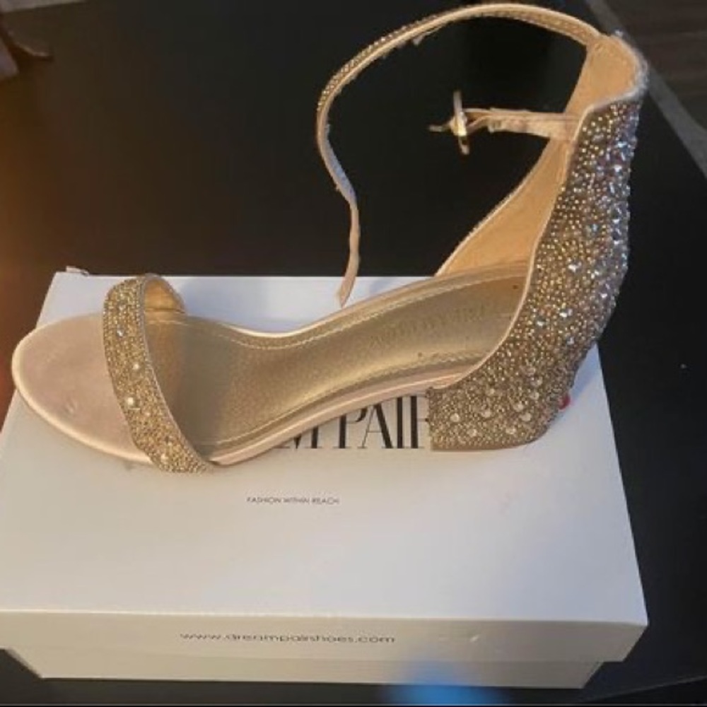 Gold heels